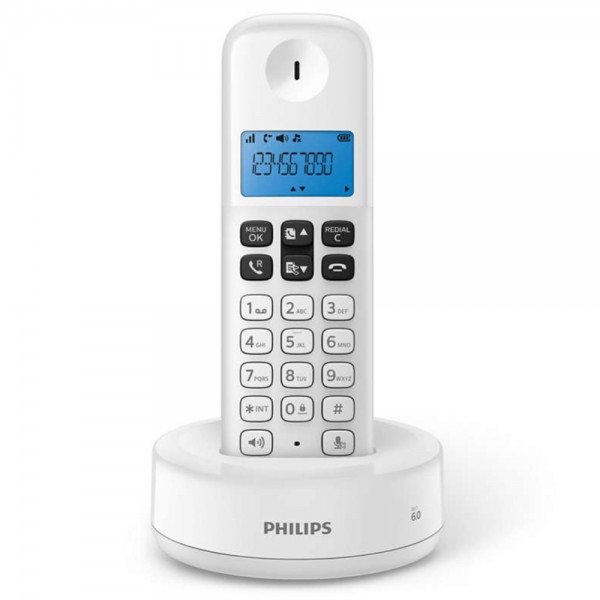 Τηλέφωνο ασύρματο PHILIPS D1611W Λευκό