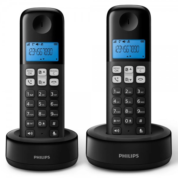 Τηλέφωνο PHILIPS D1612B Μαύρο