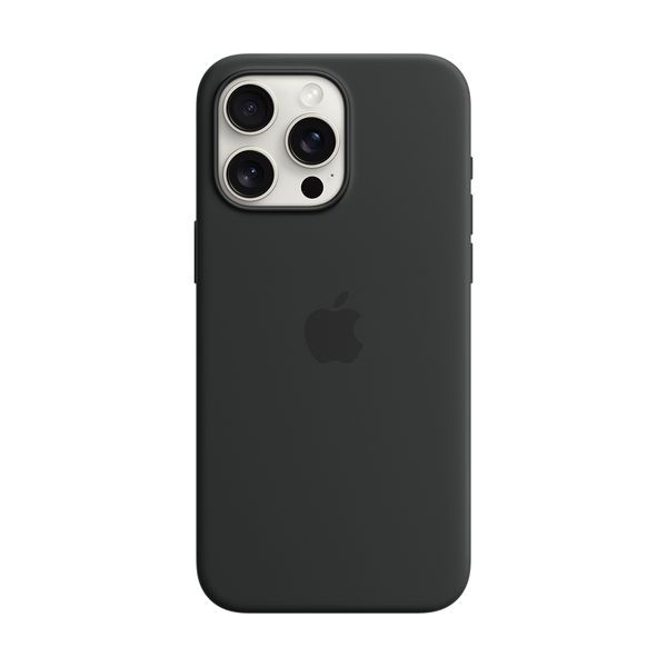 Θήκη iPhone15 Pro Max Silicone Case with Magsafe Black