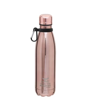 Θερμός Travel Flask Save the Aegean 500ml Rose Gold