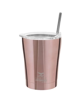 Θερμός Coffee Mug Save the Aegean 350ml Rose Gold