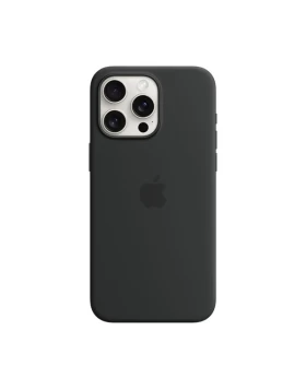 Θήκη iPhone15 Pro Max Silicone Case with Magsafe Black