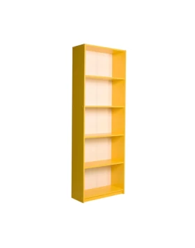 Max Megapap bookcase in yellow color 58x23x170cm.