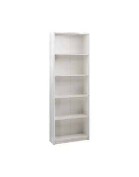 Max Megapap bookcase in white color 58x23x170cm.