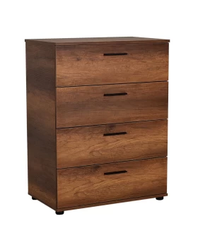 Trendline Megapap chest of drawers in walnut color 73x44x96cm.