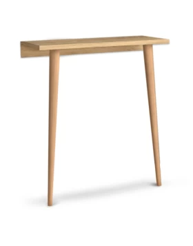 Fiona Megapap melamine wall console in oak color 60x22x73cm.