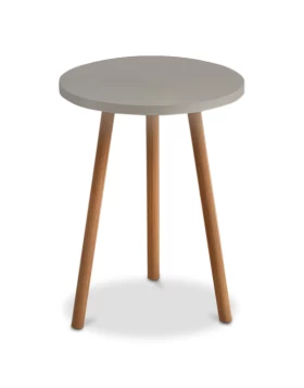 Roma Megapap melamine side table in cappuccino color 33,5x33,5x46cm.