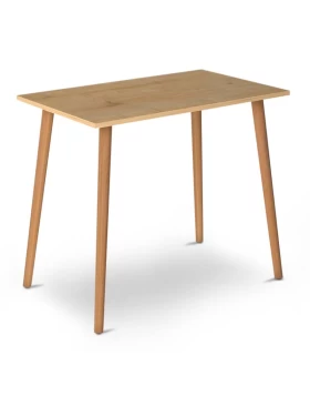 Fiona Megapap melamine table in oak color 90x55x75cm.