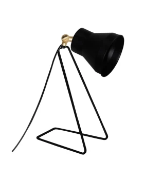 Collins Megapap metallic desk lamp in black color 30x30x35cm.