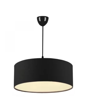 Monahan Megapap fabric ceiling lamp in black color 38x21x70cm.