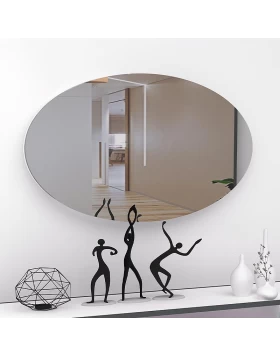 Vista Megapap wall mirror melamine in white color 90x50x2,2cm.