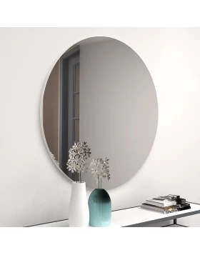 Losta Megapap wall mirror melamine in white color 60x60x2,2cm.