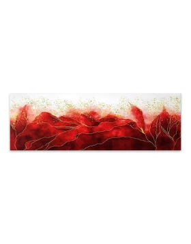 Red Passion Megapap painting on canvas digital printing 120x40x3cm.