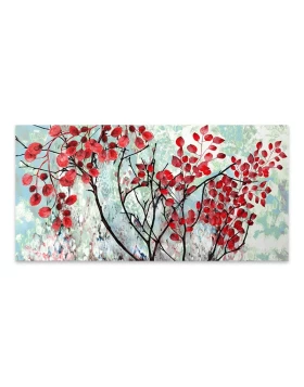 Read Leaves Megapap canvas painting digital printing 140x70x3cm.