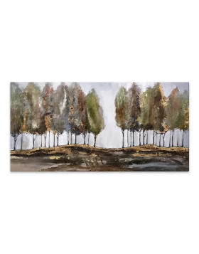 Poplars Megapap painting on canvas digital printing 125x80x3cm.