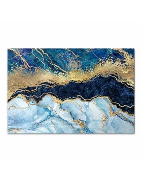 Deep Blue Megapap painting on canvas digital printing 125x80x3cm.