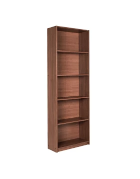 Max Megapap bookcase in walnut color 64x26x182cm.