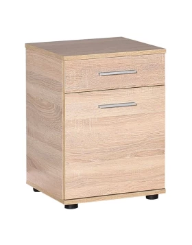 Trendline Megapap bedside table in sonoma color 40x39x57cm.