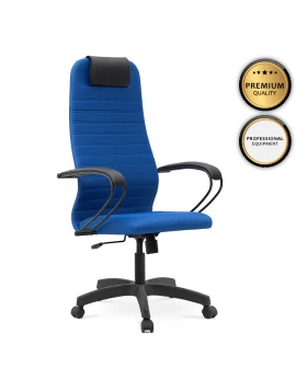 Darkness Megapap office chair with double Mesh fabric in blue color 66,5x70x125/135cm.