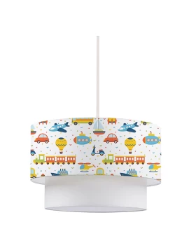 Goofy Megapap fabric ceiling lamp with cute cars 30x20x70cm.