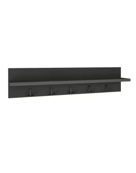 Kery Megapap melamine wall hanger in anthracite color 80x11x18cm.