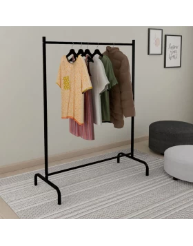 Silman Megapap metallic floor hanger in black color 104x48x137cm.