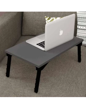 Sidon Megapap melamine laptop table in anthracite color 60x35,5x23,5cm.