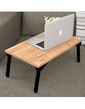 Sidon Megapap melamine laptop table in pine oak color 60x35,5x23,5cm.