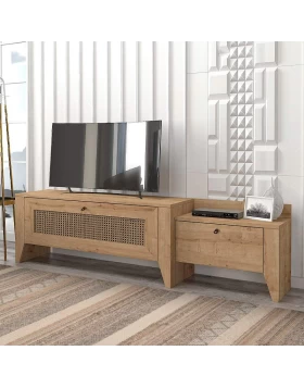 Madura Megapap melamine TV stand in sapphire color 180x30x50cm.