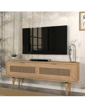 Sirona Megapap melamine TV stand in sapphire color 140x30x55cm.