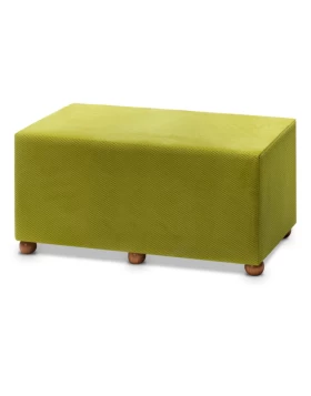 Genma Megapap fabric stool in olive color 80x40x40cm.