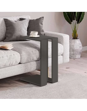 Muju Megapap melamine side table in anthracite color 30x40x57cm.