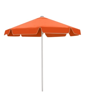 Umbrella with metal frame professional quality and fabric in orange color Ø2,35m