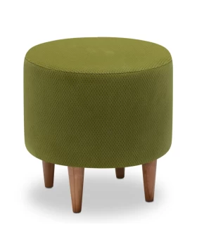 Fidik Megapap fabric stool in green color 40x40x40cm.