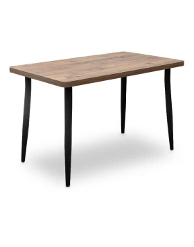 Levico Megapap Mdf/metallic table in acacia color 120x70x75cm.