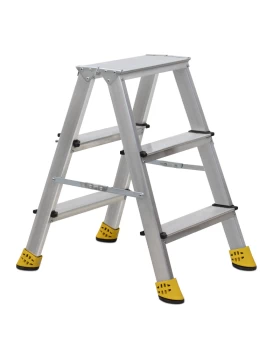 Double Step Perilla aluminium ladder 3+3 steps 62cm.