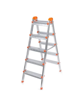 Double Step Perilla metal ladder 5+5 steps 117cm.