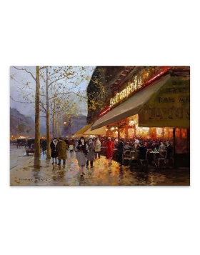 La Coupole Paris Megapap painting on canvas digital printing 100x70x3cm.