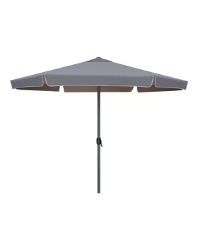 Capri Megapap aluminium frame umbrella fabric in anthracite color Ø3m.