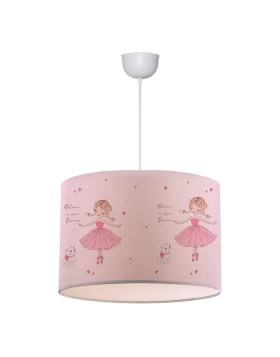 Goofy Megapap fabric ceiling lamp with cute ballarinas 28x21x70cm.