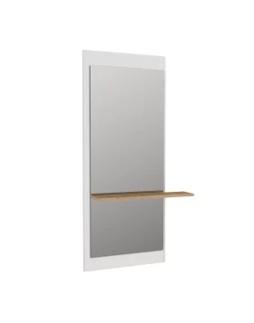 Piyar Μegapap melamine mirror in white color 60x14,6x150cm.