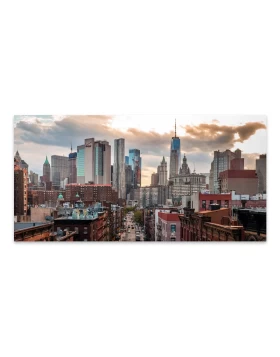 New York Manhattan Megapap canvas painting digital printing 140x70x3cm.