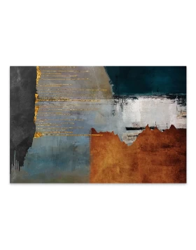 Abstract Retro Megapap canvas painting digital printing 140x70x3cm.