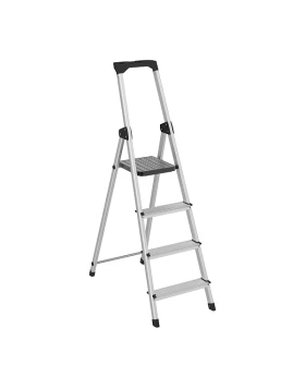 KUMTEL KMM-45 aluminium ladder 3+1 steps 138cm.