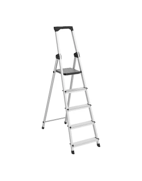 KUMTEL KMM-55 aluminium ladder 4+1 steps 159,5cm.