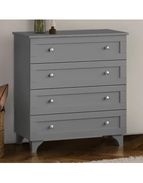 Emily Megapap chest of drawers in anthracite color 80x42x85cm.