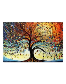 Dream Tree Megapap painting on canvas digital printing 125x80x3cm.