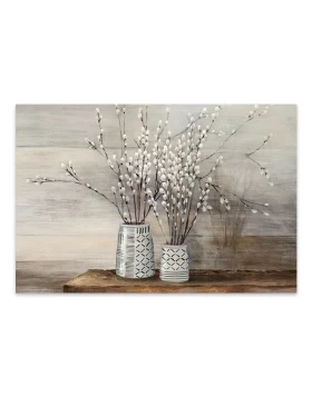 Willow Flowers Megapap painting on canvas digital printing 100x70x3cm.