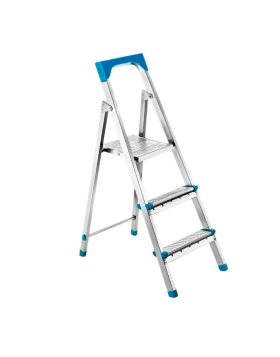 Gi200 Perilla metal ladder 2+1 steps 60cm.