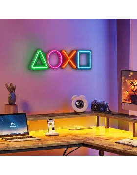 Decorative lamp Neon LED Playstation Megapap colorful 57x2x15cm.